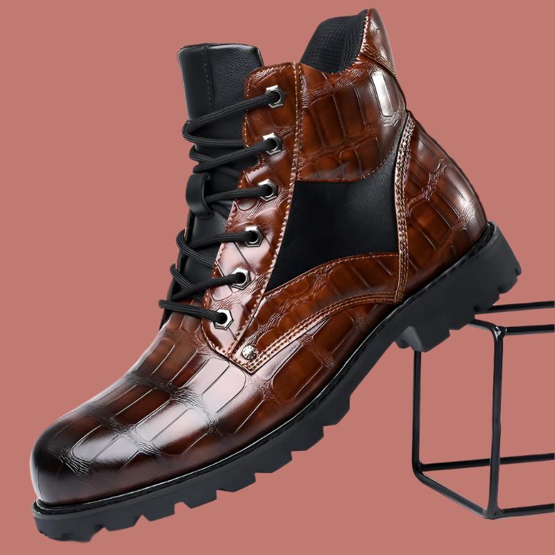 Ramón® | Leather Croco Boots