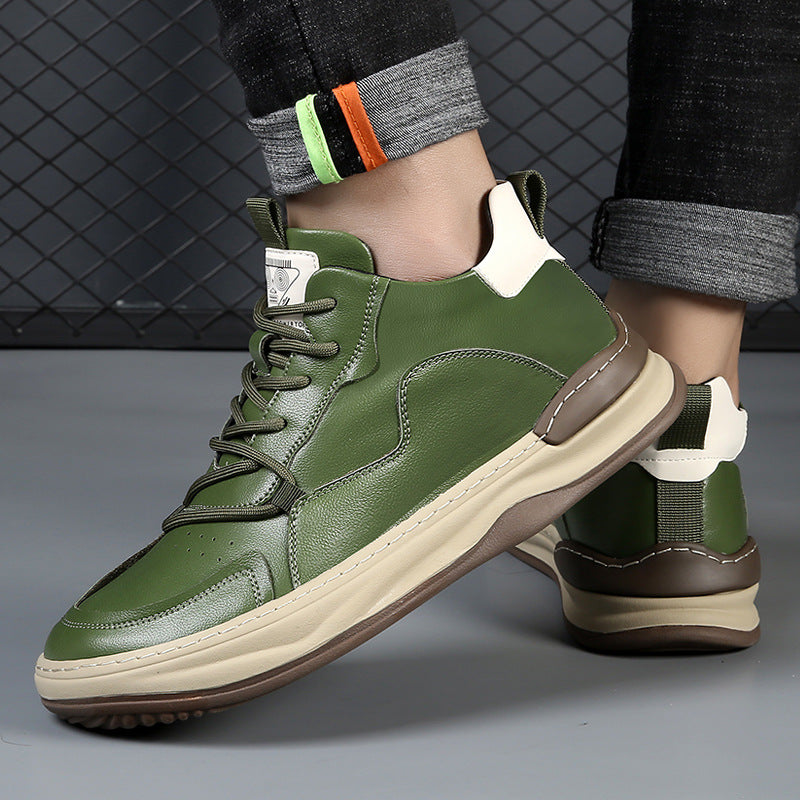 Aureliano® | Leather Hi-Top Sneakers