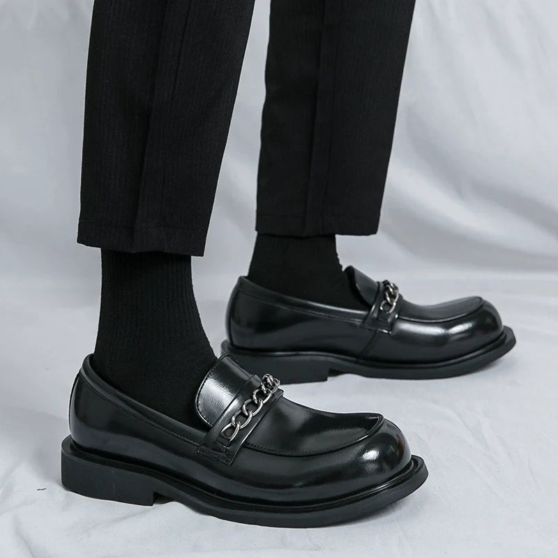 Iván® | Belvedere Chain Leather Loafers