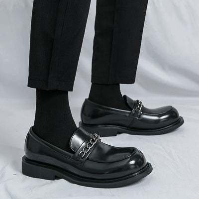 Iván® | Belvedere Chain Leather Loafers