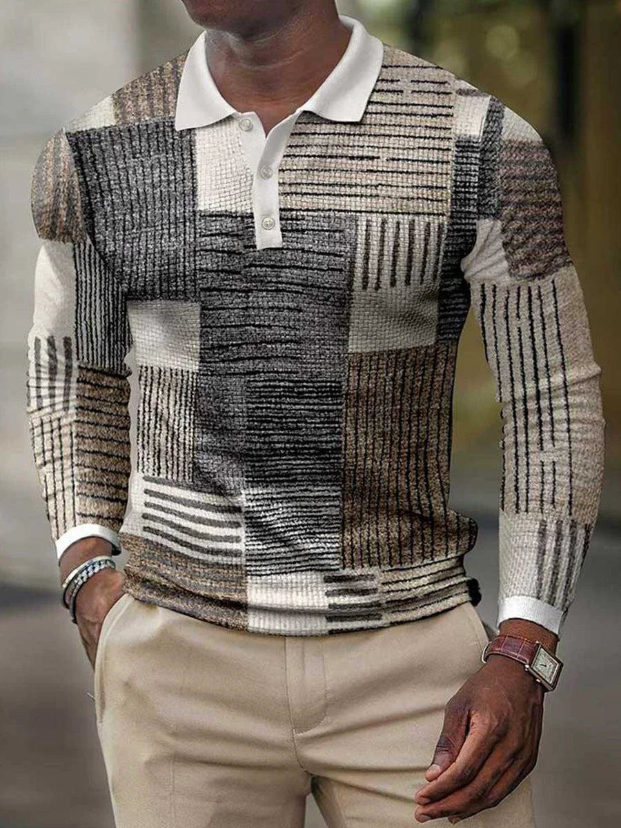 Edward® | Long Sleeve Polo Shirt