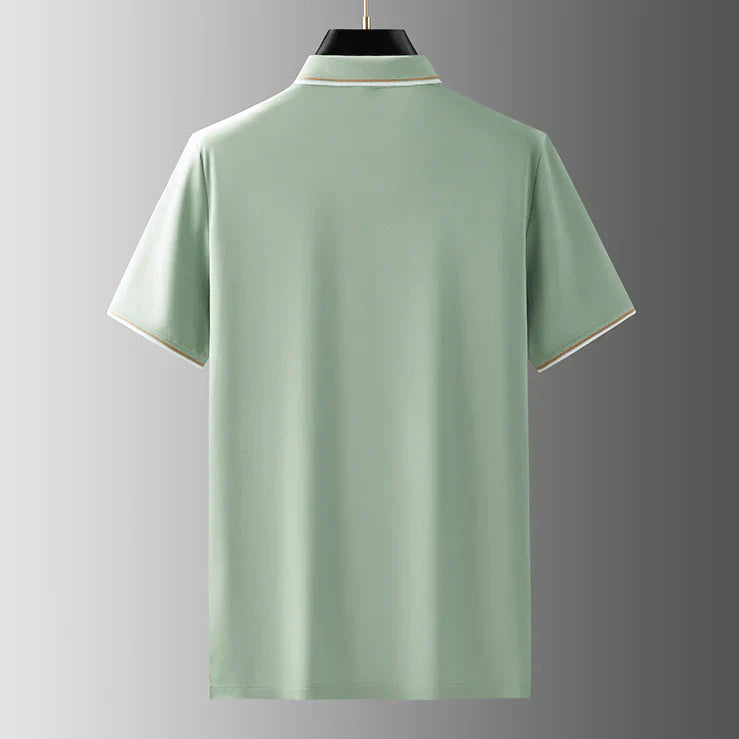 Dale® | Silk Polo With V-Neck