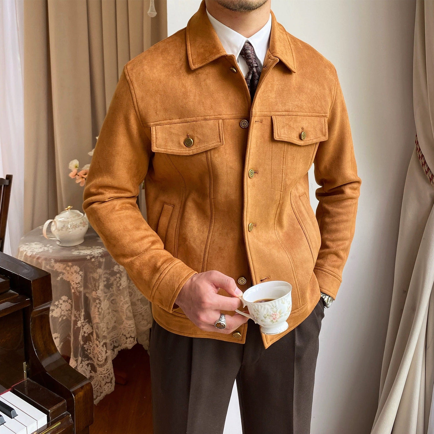 Abdul® | Suede Utility Jacket