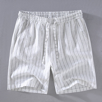 Jerónimo® | Linen Pinstripe Shorts
