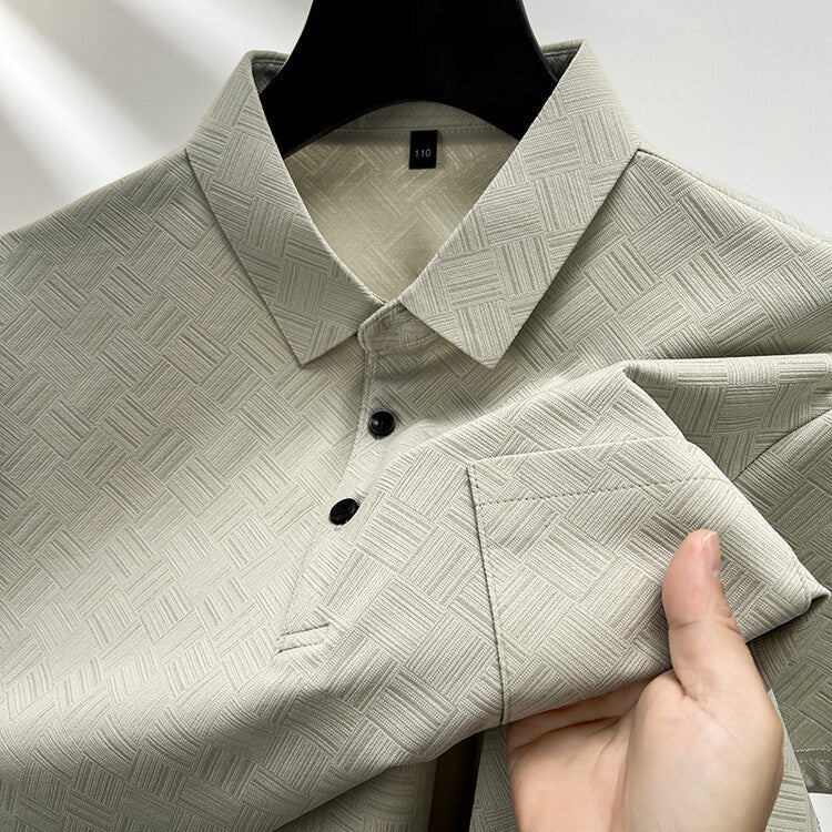 Isaías® | Premium Geometric Polo Shirt