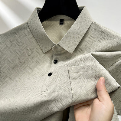 Isaías® | Premium Geometric Polo Shirt