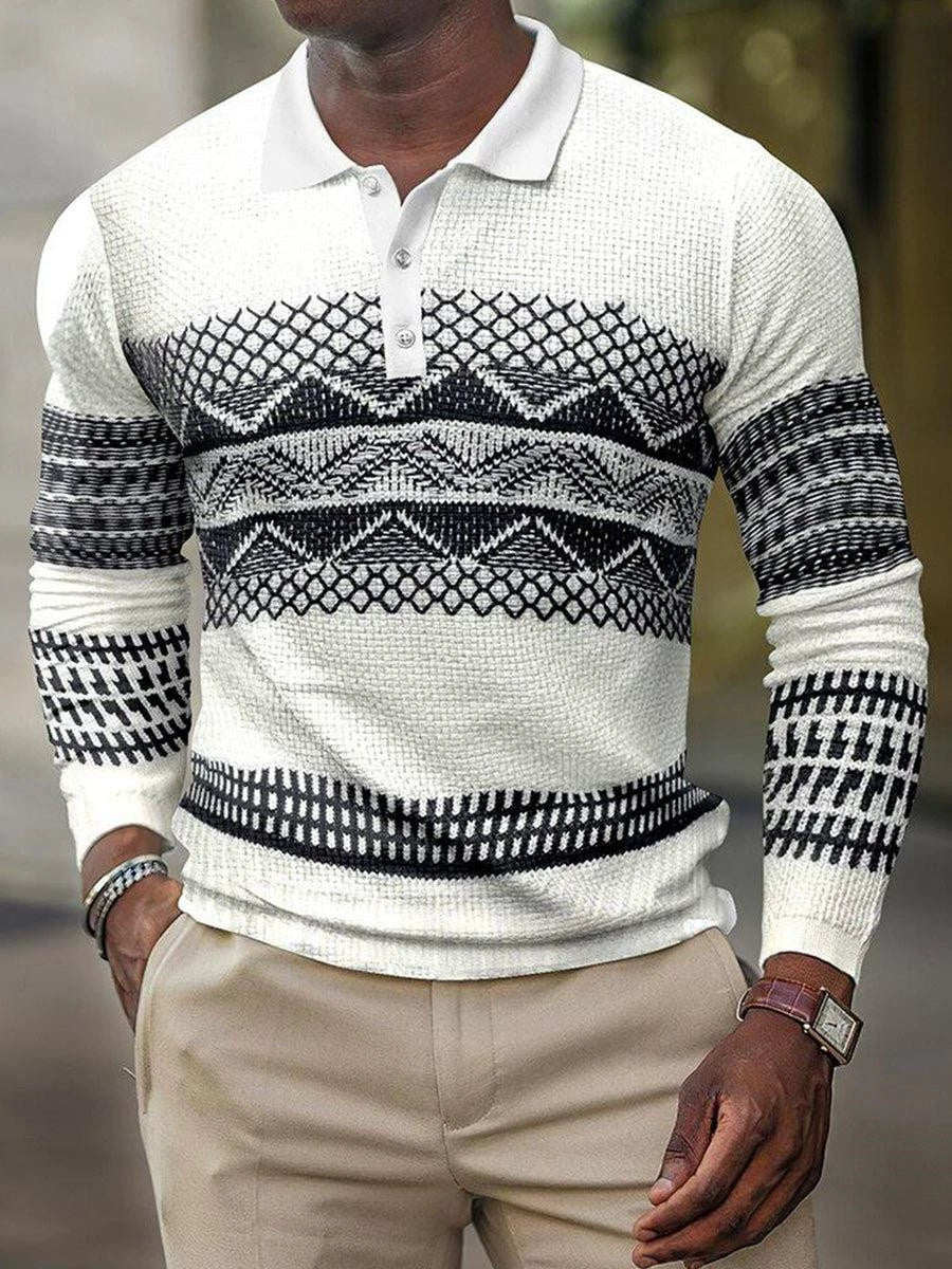 Edward® | Long Sleeve Polo Shirt