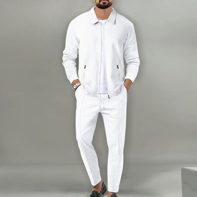 Oliver® | 2-piece set with long pants and jacket with zipper