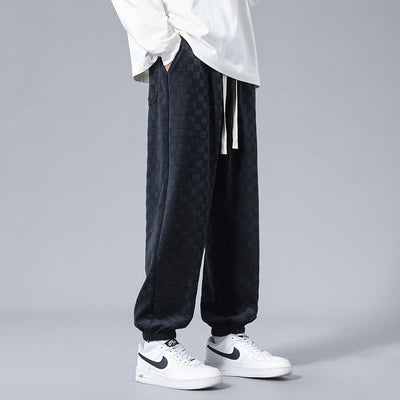 Gabino® | Checkered Corduroy Sweatpants
