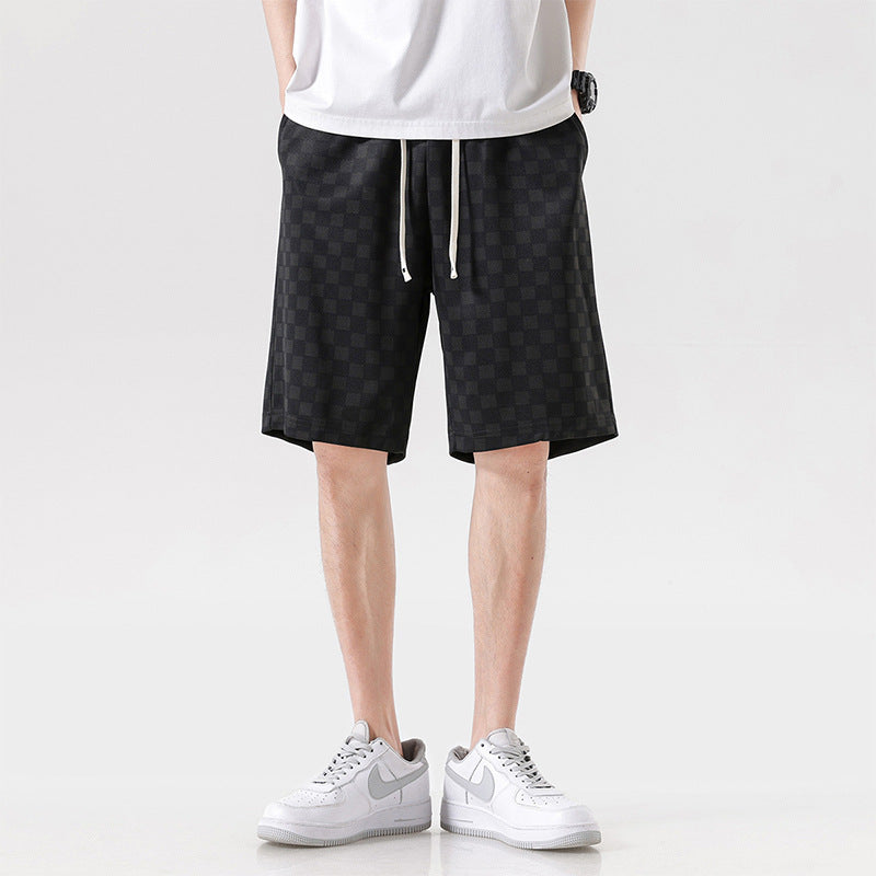 Fulgencio® | Checkered Corduroy Shorts