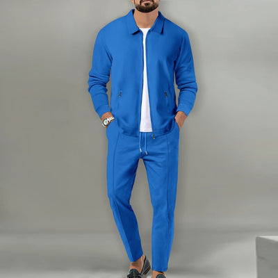 Oliver® | 2-piece set with long pants and jacket with zipper