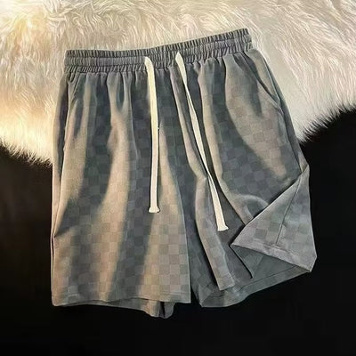 Fulvio® | Checkered Corduroy Shorts