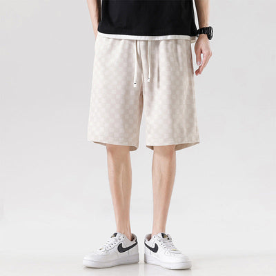 Fulgencio® | Checkered Corduroy Shorts