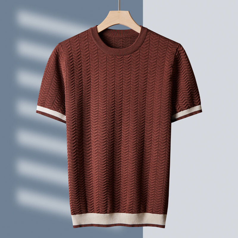 Álvaro® | Herringbone Knit Shirt