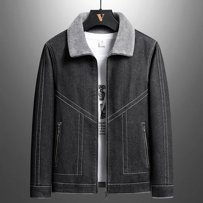 Cándido® | Boston Denim Sherpa Jacket