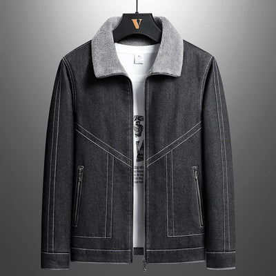 Cándido® | Boston Denim Sherpa Jacket