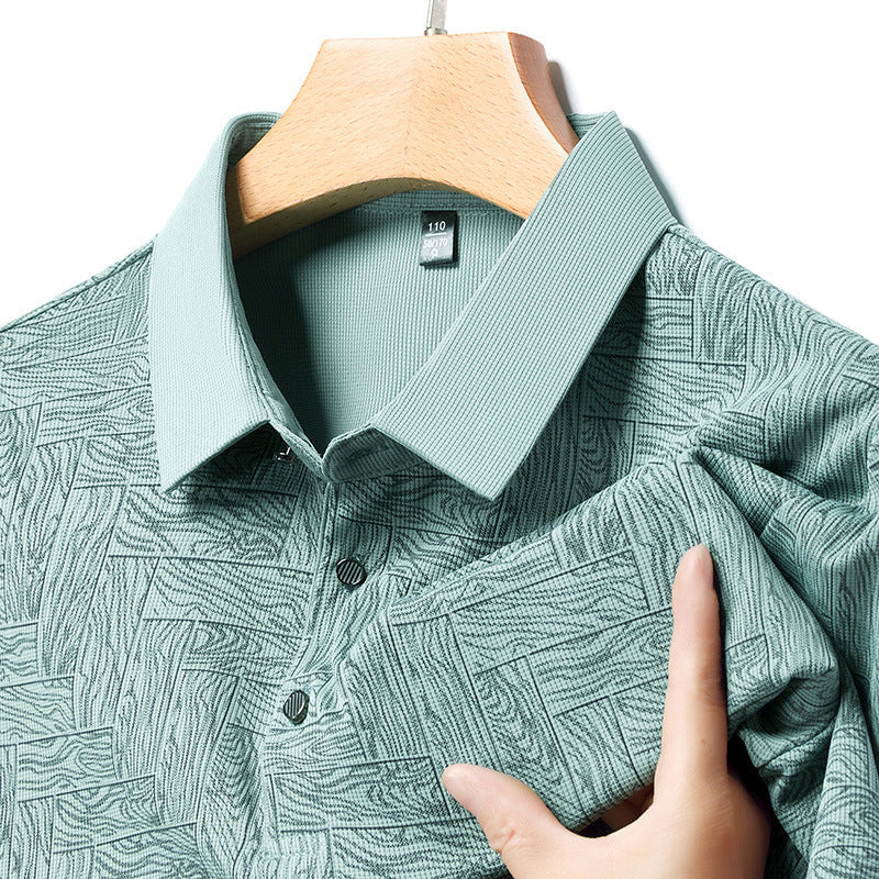 Ireneo® | Premium Geometric Polo Shirt