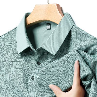 Ireneo® | Premium Geometric Polo Shirt