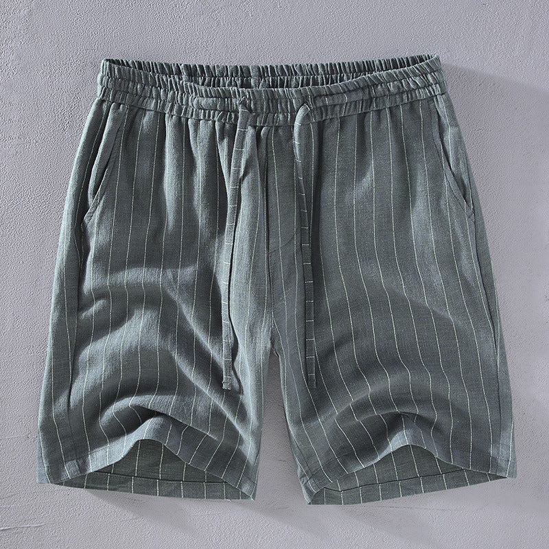 Jerónimo® | Linen Pinstripe Shorts