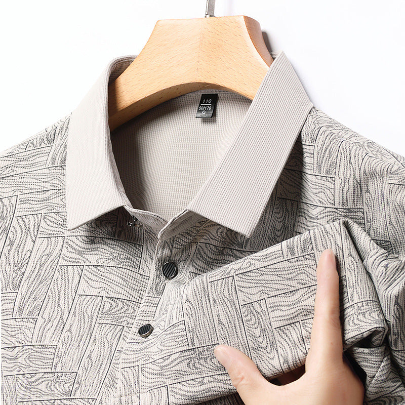 Ireneo® | Premium Geometric Polo Shirt