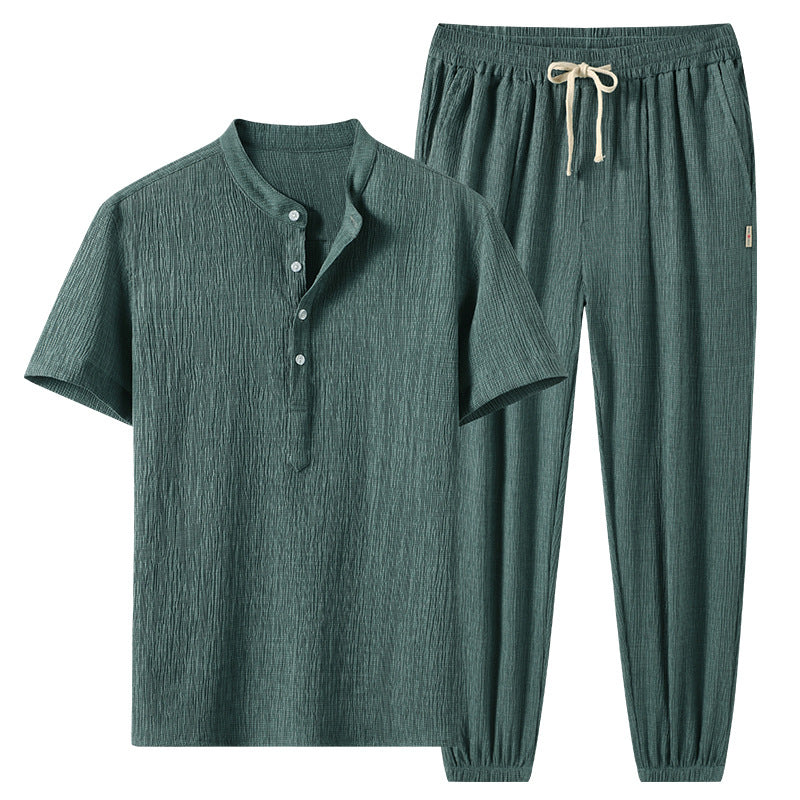 Leoncio® | Stonewashed Linen Lounge Set