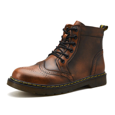 Benito® | Apollo Leather Brogue Boots