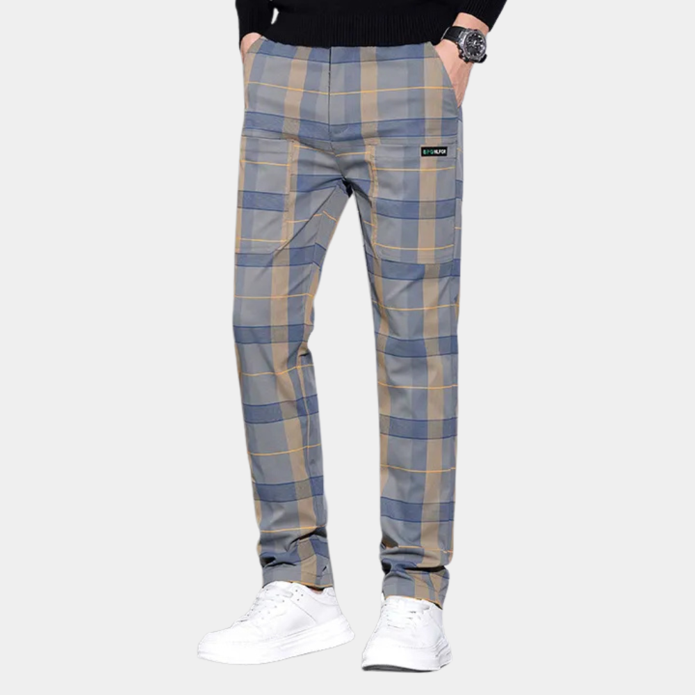 Tobías® | Timeless checked trousers for men