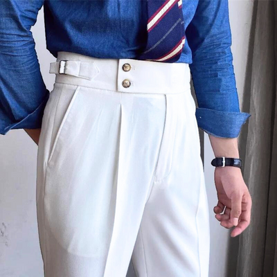 Plácido | Men's Elegant Slim Fit Trousers Business