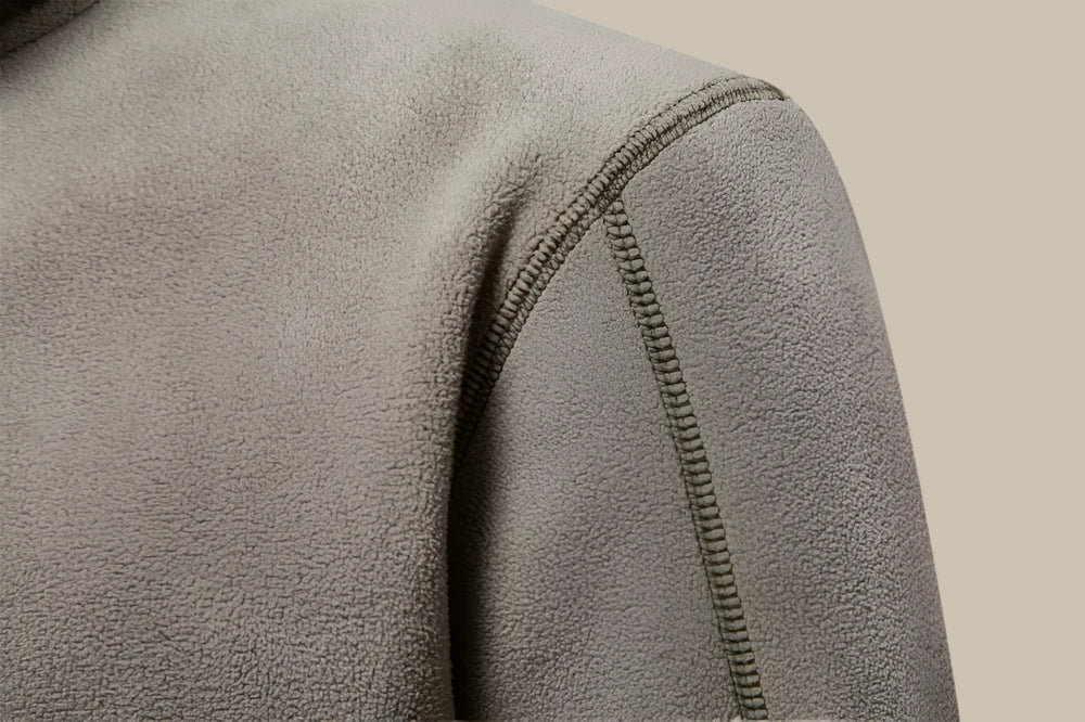 Rodas | Men's fleece pullover with zip
