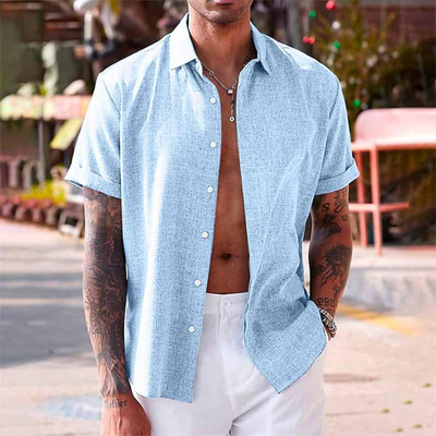Alex® | Cotton and linen shirt