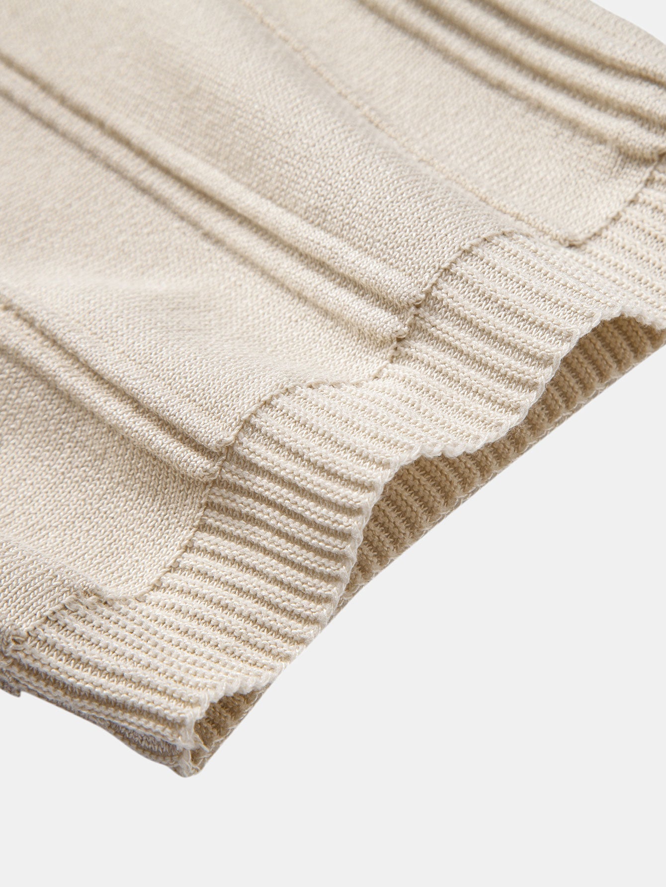 Hunter | Stripe Jacquard Zipper Knit Polo Shirt