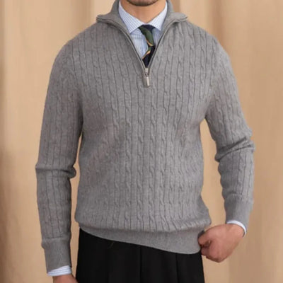 Anacleto | Knit Half Zip Sweater