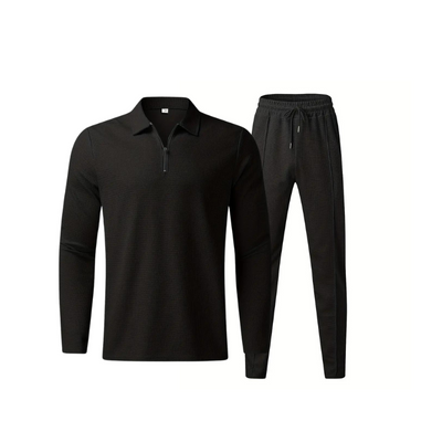 Adriel | Tweedy set with waffle detail