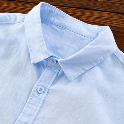 Joshua | Santorini Linen Shirt