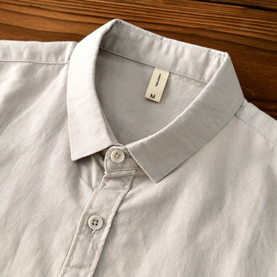 Joshua | Santorini Linen Shirt