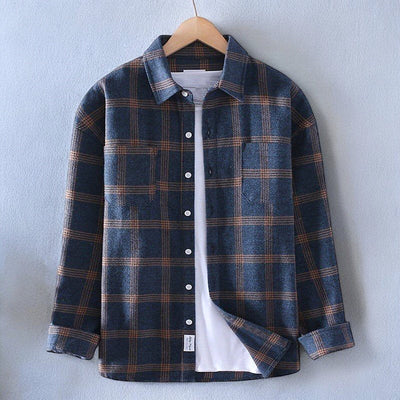 Imanol | Classic checked button-down shirt for men