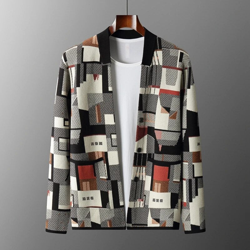 Zach® | Abstract Knitted Cardigan