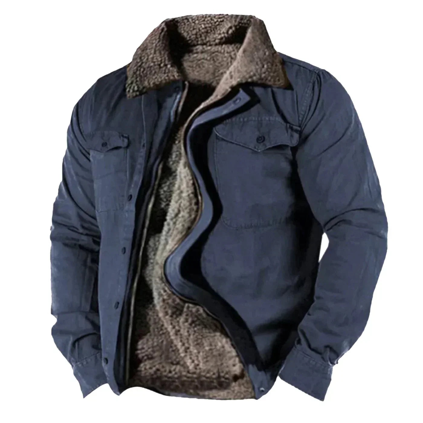 Dexter | Sherpa-lined utility jacket for men