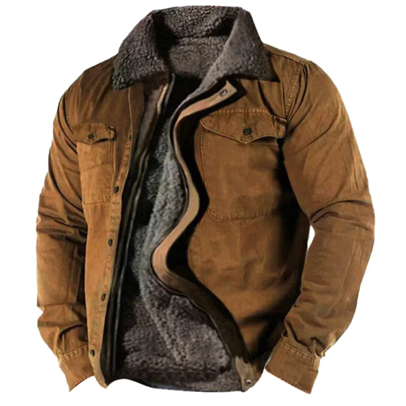 Dexter | Sherpa-lined utility jacket for men