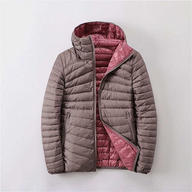 Rémulo | Waterproof women's winter jacket with quilted filling and hood - warm & windproof