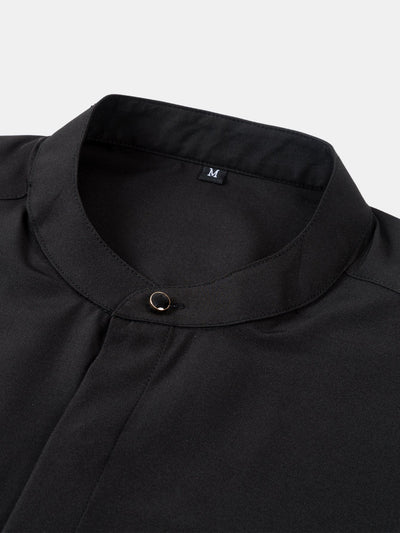 hola HIGH NECK SHIRT & SLIM FIT FLARED LEG PANTS