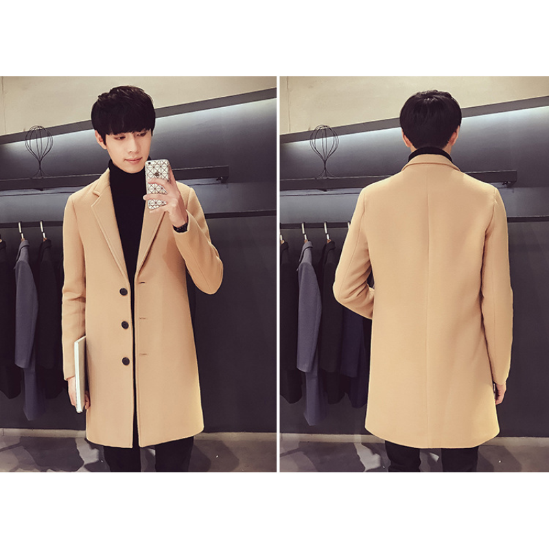 Odel | Men's Wool Coat Elegant Business Jacket - Office and Leisure