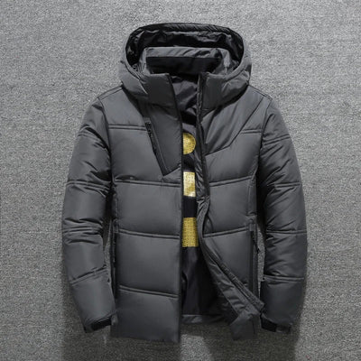 Tomer | Warm men's winter jacket with down filling