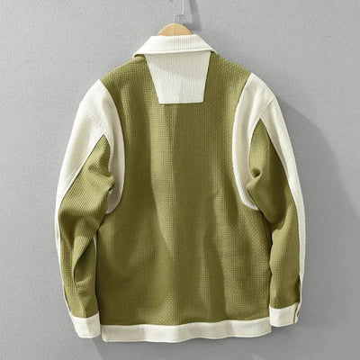 Valerio | Tone Waffle Textured Jacket