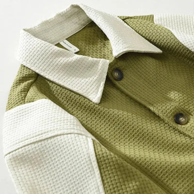 Valerio | Tone Waffle Textured Jacket