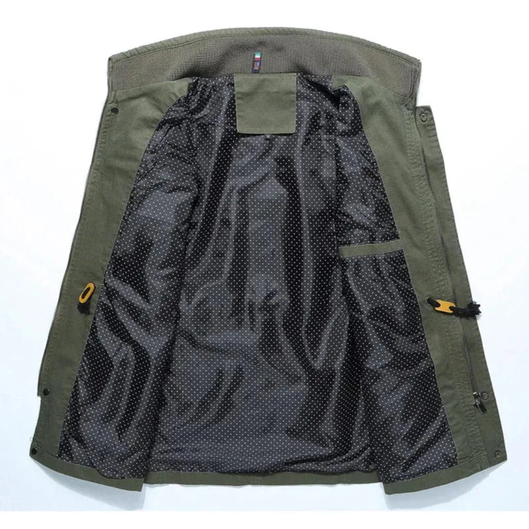 Gervasio | Paul Zippered Chest Pocket Padded Jacket