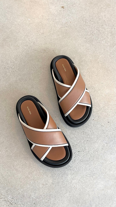 Algar® | Anissa Slide - Pecan Leather