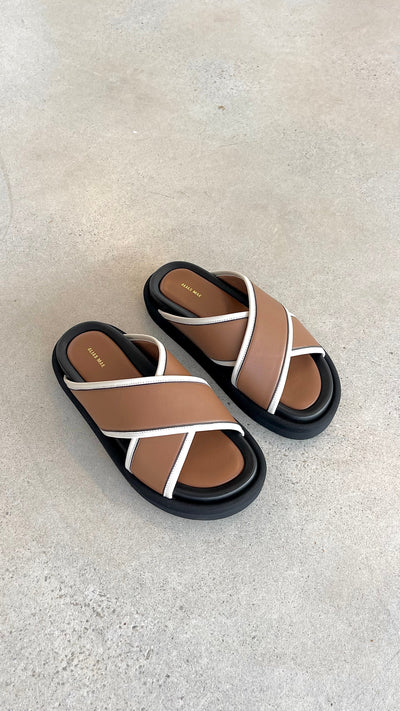 Algar® | Anissa Slide - Pecan Leather
