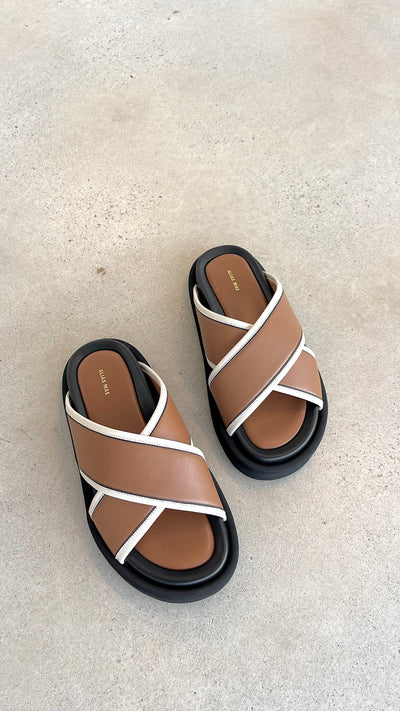 Algar® | Anissa Slide - Pecan Leather