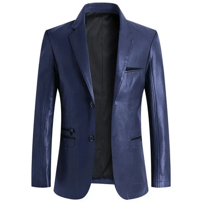 Hermenegildo | Piolo Tailored Faux Leather Jacket